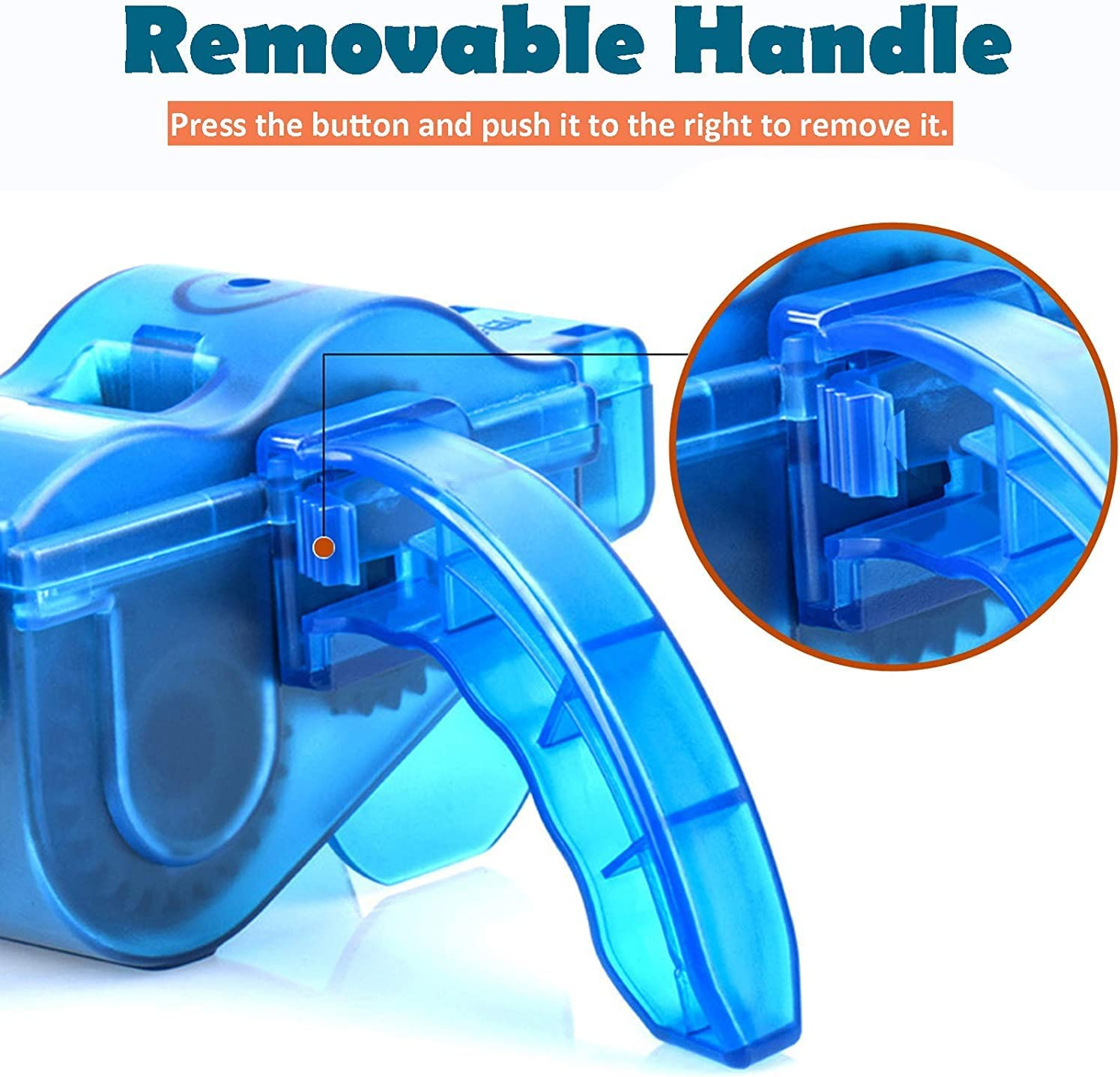 Bike Chain Cleaner Kit - Bicycle Chain Cleaning Brushes - Wash Tools Bike Chain Maintenance, Chain/Crank/Tire/Sprocket Cycling Corner Stain Dirt Clean for Mountain Bikes MTB City Bikes image number 2