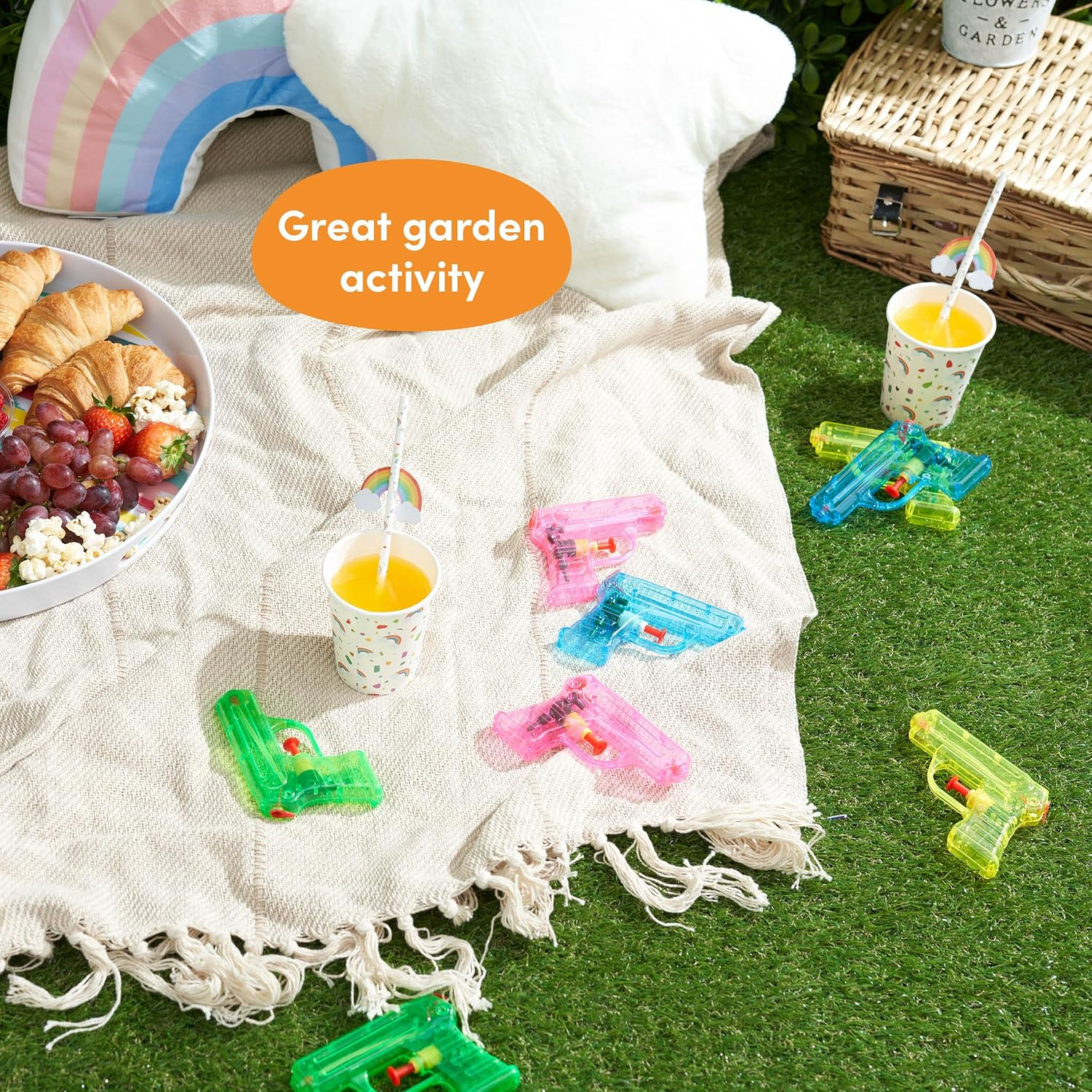 THE TWIDDLERS 20 Small Water Pistol Toys for Boys and Girls - Party Bags for Children'S Birthday, Party Favours, Pool & Beach Parties image number 2