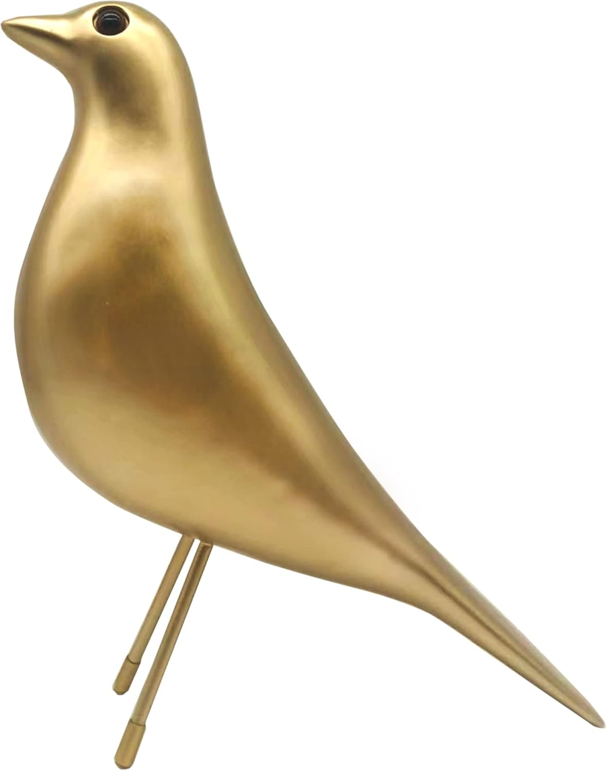 Thribartlive Mid-Century Home Decor House Bird - Office Decor Desk Dove Ornament Arts Gift (Black)