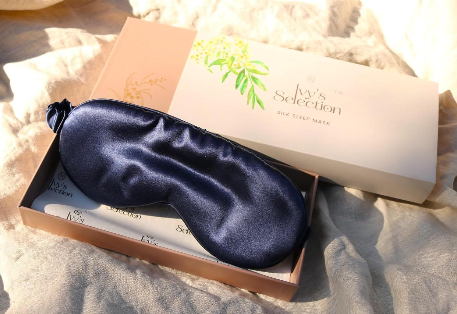 Ivy'S Selection 22 Momme High End 100% Natural Silk Sleep Mask image number 2