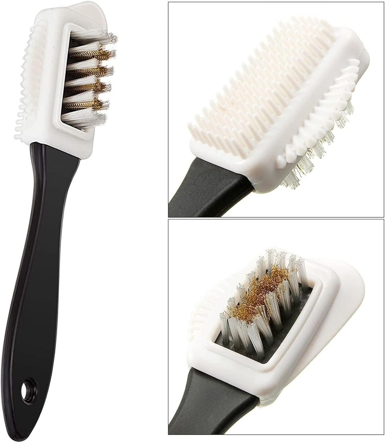 Suede Brush Kit, 4-Sided Suede Cleaning Brush with Eraser, Cleaner Brush for Boots, Furniture, Shoes, Jackets(Shoe Brushes) image number 1