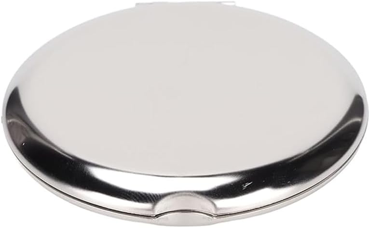 Stainless Steel Pocket Mirror - Small, Foldable, Portable and Compact for Purse, Travel and Makeup image number 1