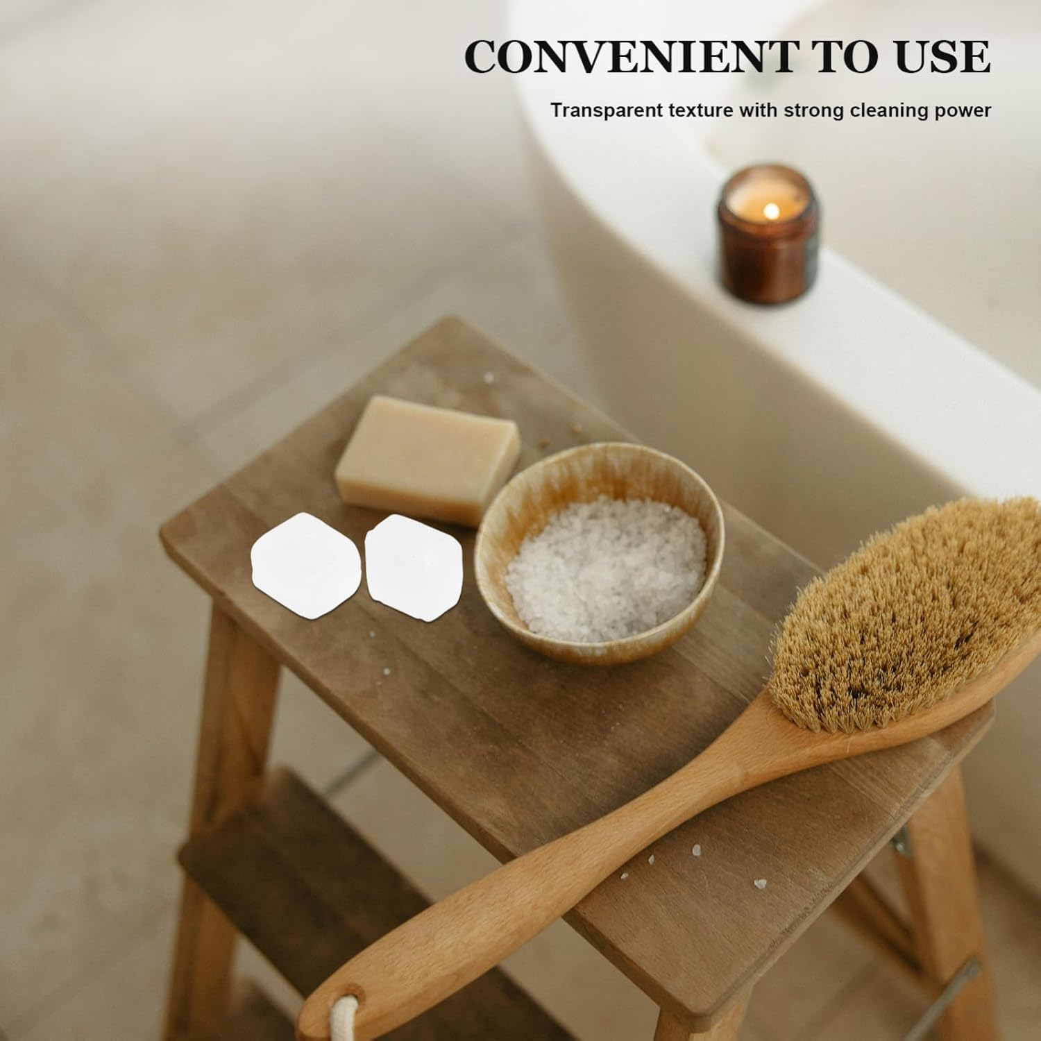 STOBOK 4Pcs Plant Oil Soap Base for Soap Making Bar Gentle Skin Refreshing Lathers User-Friendly Melting Molding image number 3