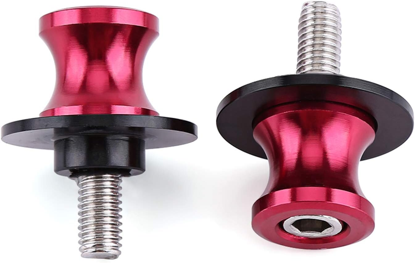 6, 8, 10Mm Motorcycle CNC Bracket Rear Swing Arm Bouple Sliders Stand Swingarm Bobins with Hard Anodized Finish for (8Mm Blue) image number 6