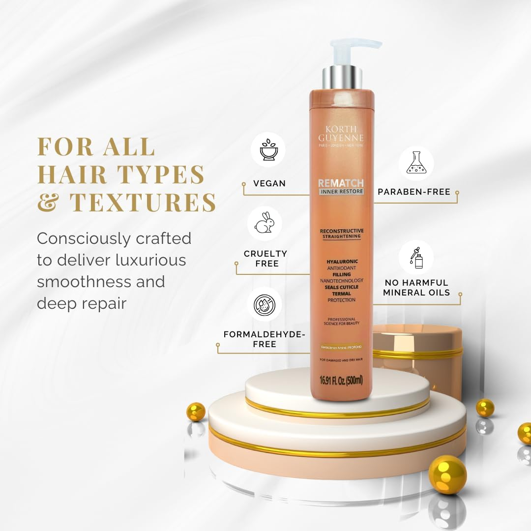 Korth Guyenne Alinhamento Rematch Inner Restore &Aacute;cido Hialur&ocirc;nico Profissional + Korth Guyenne &Oacute;leo Nano-Protetor Rematch image number 1