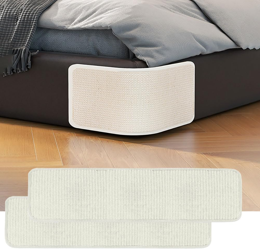 Cat Scratching Pad Natural Sisal Sofa Corner Furniture Protector Scratcher Mats Protecting Carpets and Sofas Couch Corner Furniture Anti-Slip Sisal Cat Repellent Mat for Sofa Bed Desk Legs