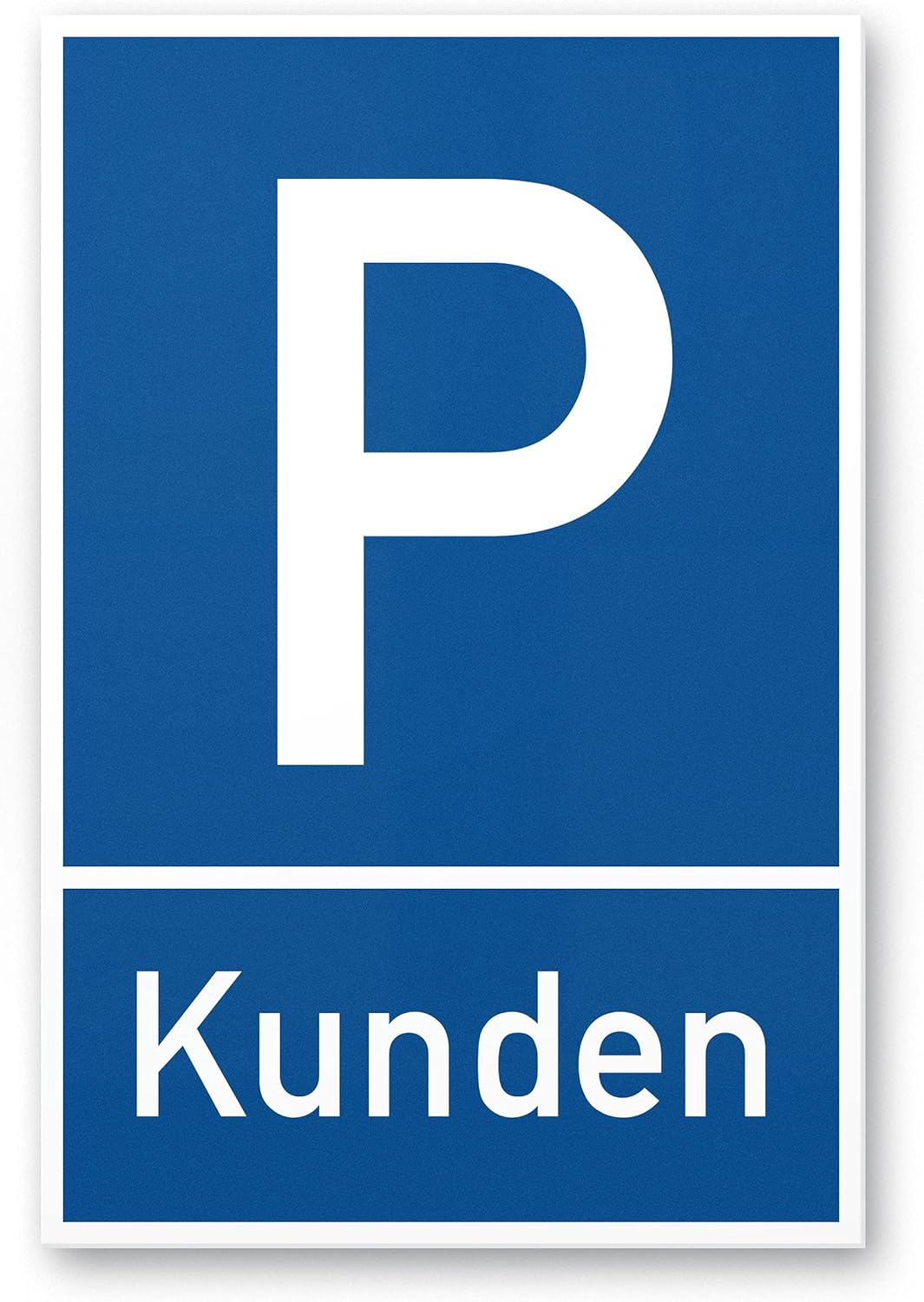 Komma Security Parking Customers Plastic Sign - Customer Parking 20 X 30 Cm Sign Private Parking - Customers Parking Sign Reserved - Keep Parking Free Parking Space Customer image number 2