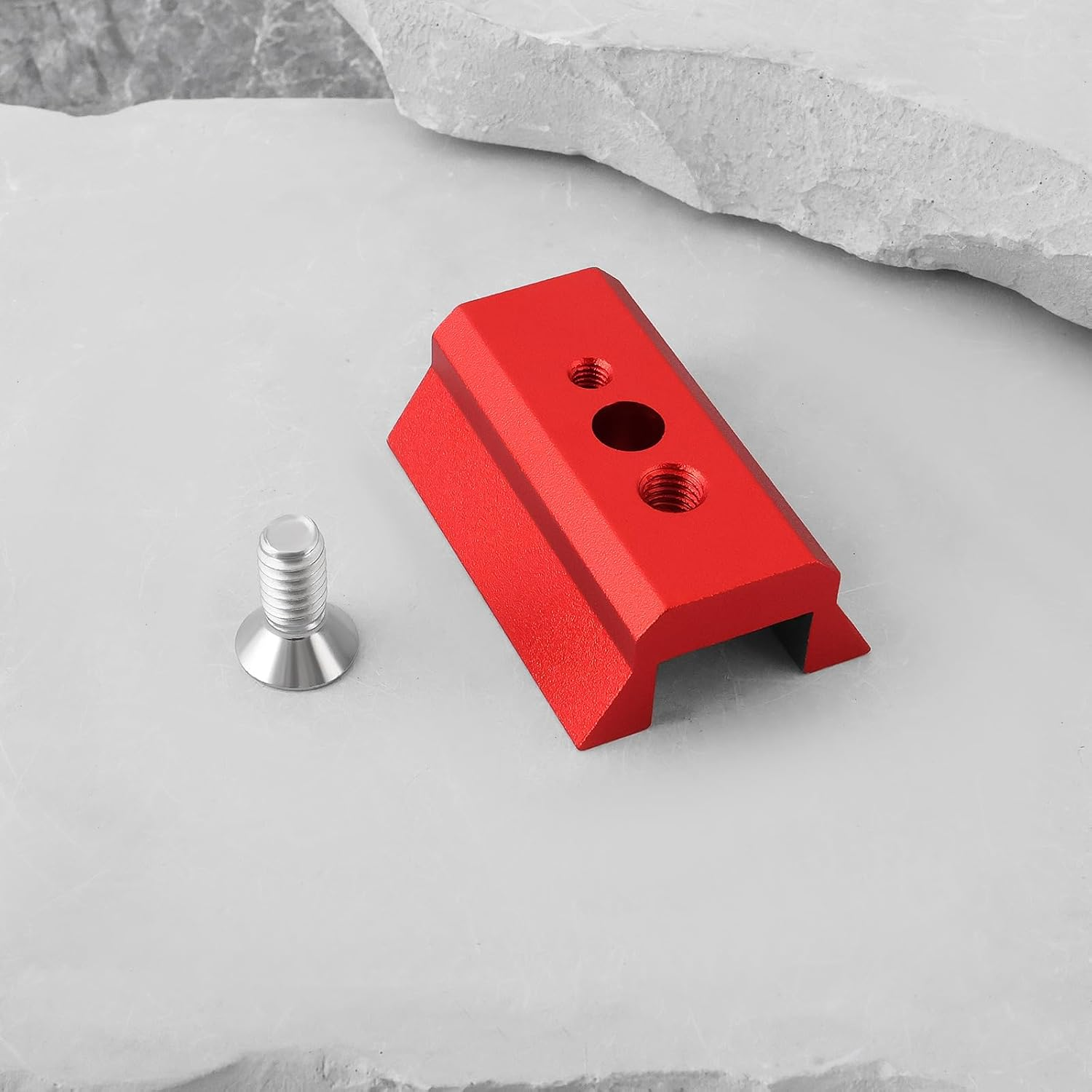 Be in Your Mind 45Mm Telescope Dovetail Plate with Screw 45X31X16Mm Suitable for Telescope (Red) - Red image number 2