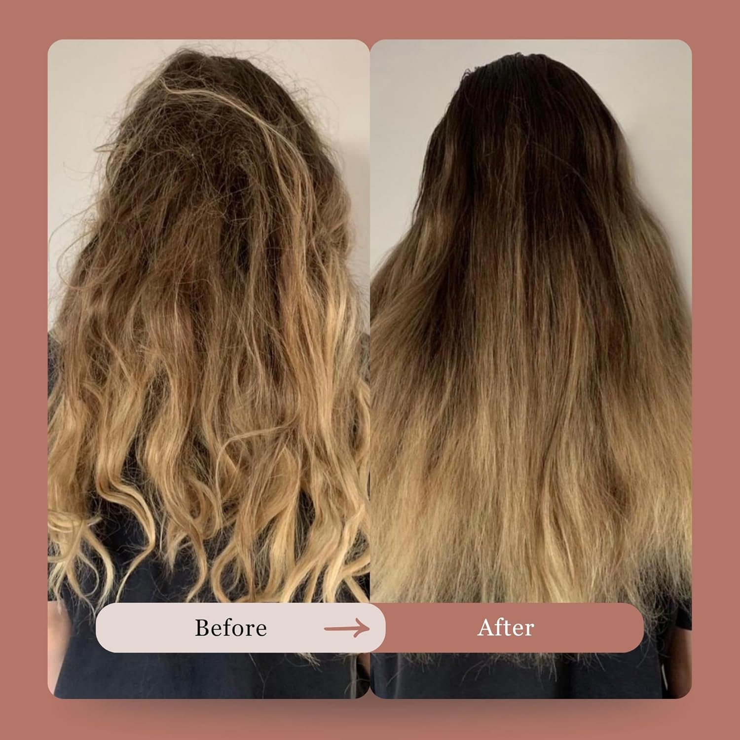 HAPPY HAIR Mother Brush - Detangling Hair Brush with Boar Bristles & Pins | Designed by Women to Detangle & Smooth Thick, Fine or Curly Hair | Pain-Free Slick Back Brush | Massage Scalp (Rose Gold) - Rose Gold image number 4