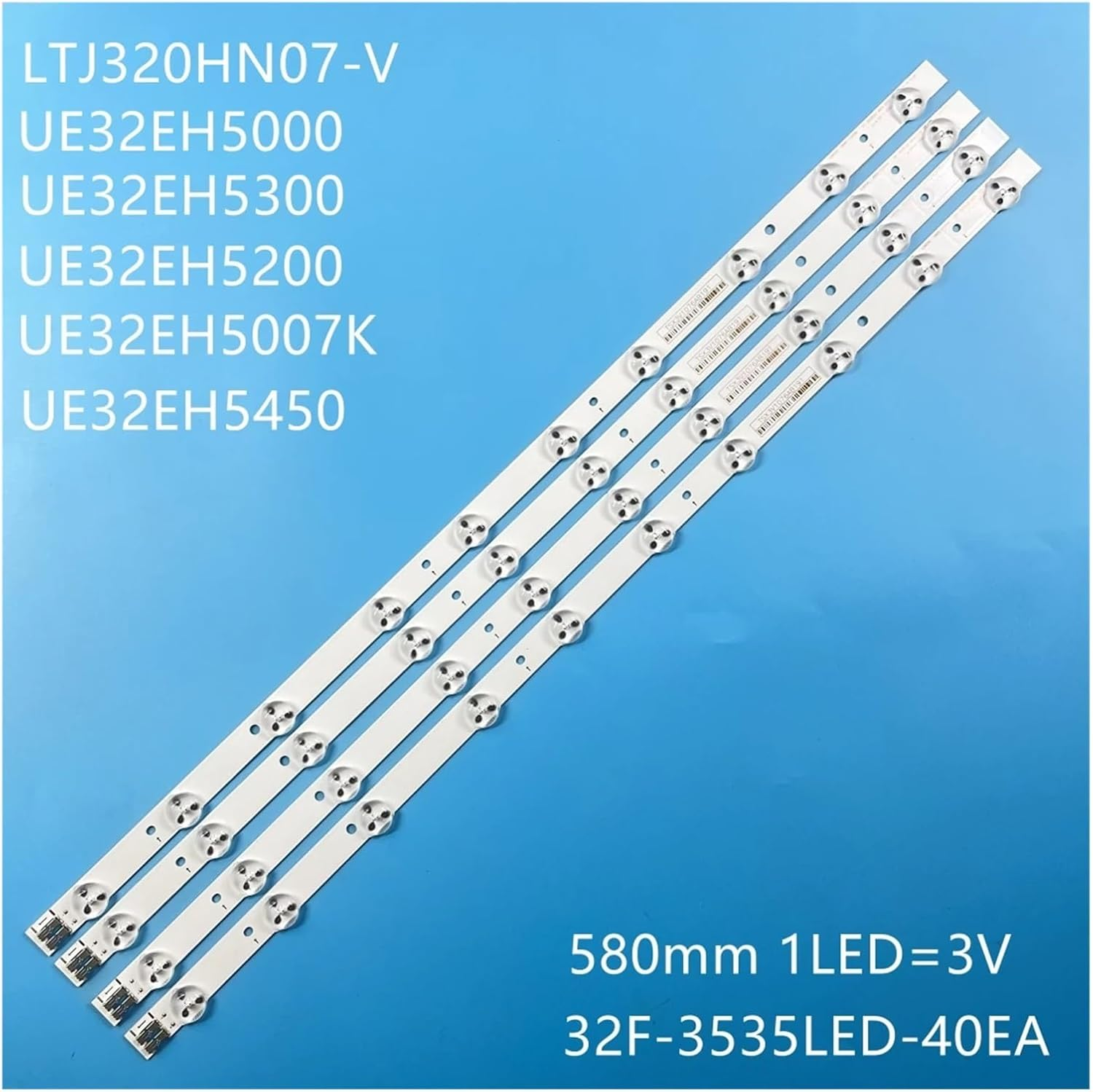 LED Backlight Strip for UE32EH5450 UE32EH5300 UE32EH5007 UE32EH5000 D1GE-320SC1-R3 R2 32F-3535LED-40EA BN96-24146A BN96-21485A (Color : 20 Pieces 5TV) - 4 Pieces 1Tv image number 3