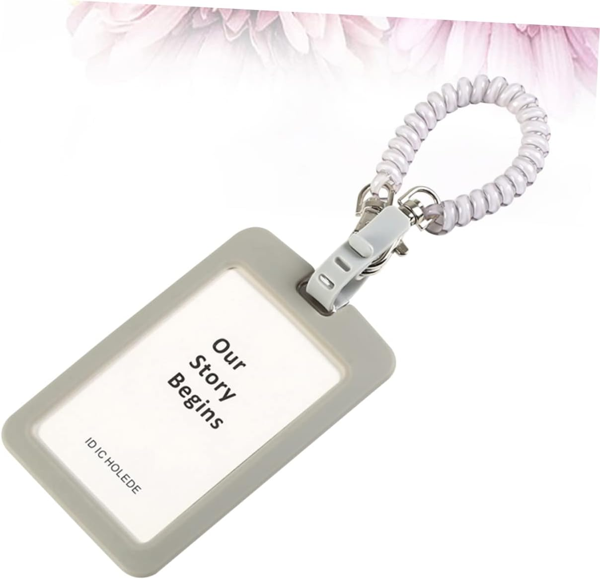 Holibanna 2Pcs Silicone Luggage Tags Id Holder Spring Rope Cutebadge Holder for Suitcases Luggage Tags image number 1