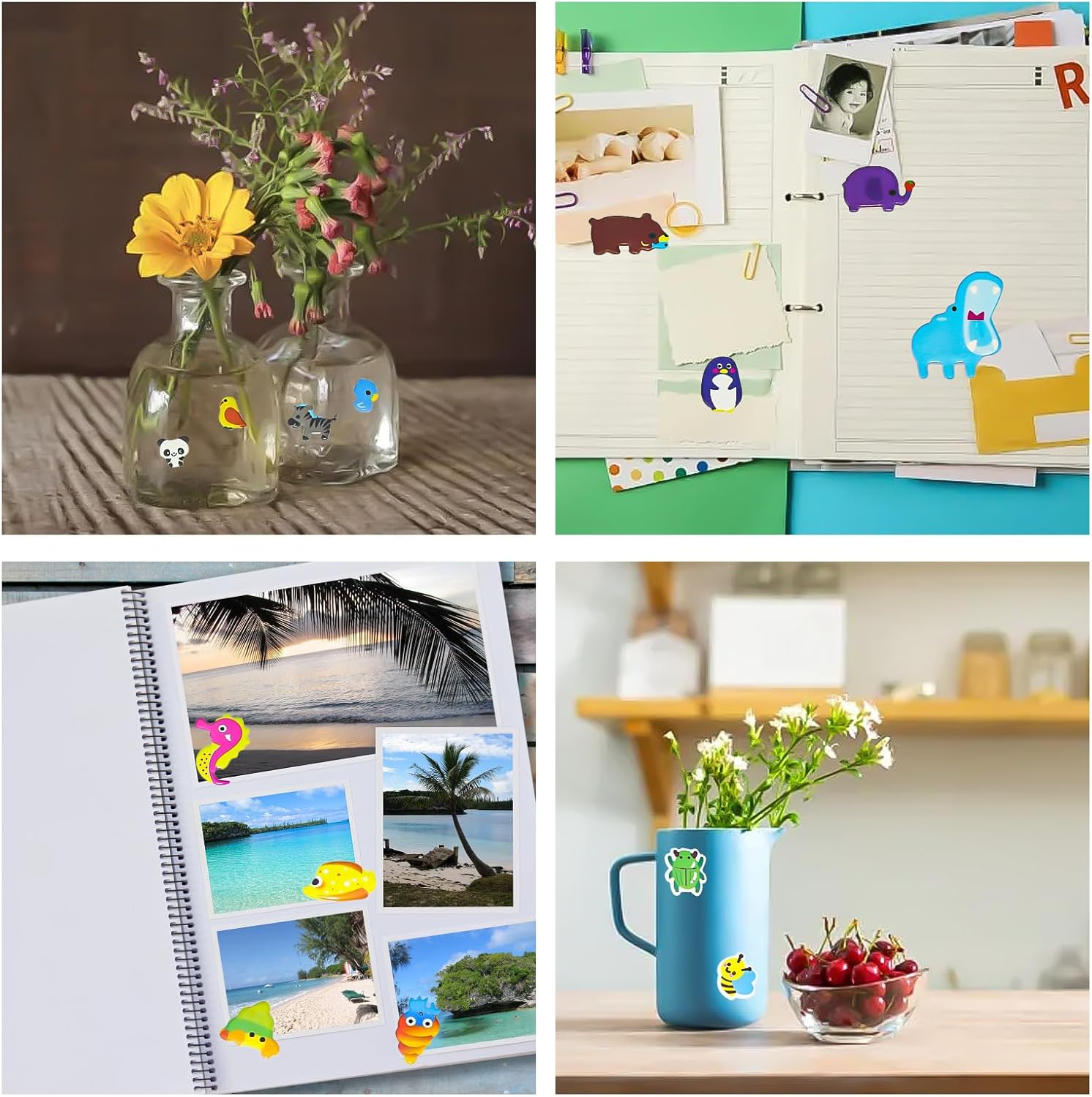 3D Stickers for Kids Toddlers 530+ Vivid Puffy Kids Stickers 24 Different Sheets, Colored 3D Stickers for Boys Girls Teachers, Reward, Craft Scrapbooking (Style-2)