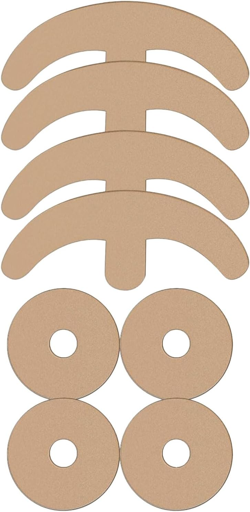 Silicone Scar Sheets, 4 Pair Reusable Breast Silicone Scar Sheets, Medical Grade Silicone Scar Strips for Scar Treatment image number 5