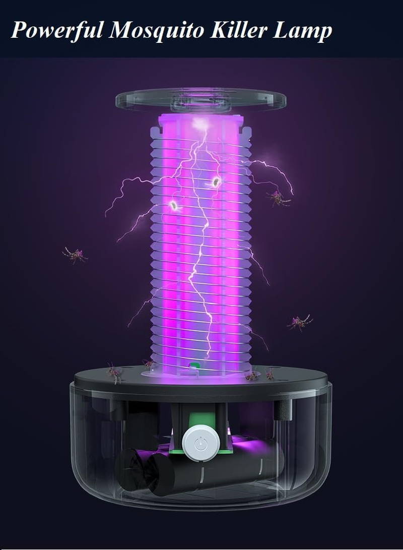 Electric Mosquito Lamp 360&deg; Powerful Insect Repellent Pest Control Traps Effective Bug Zapper for Indoor Outdoor Backyard Camping image number 5