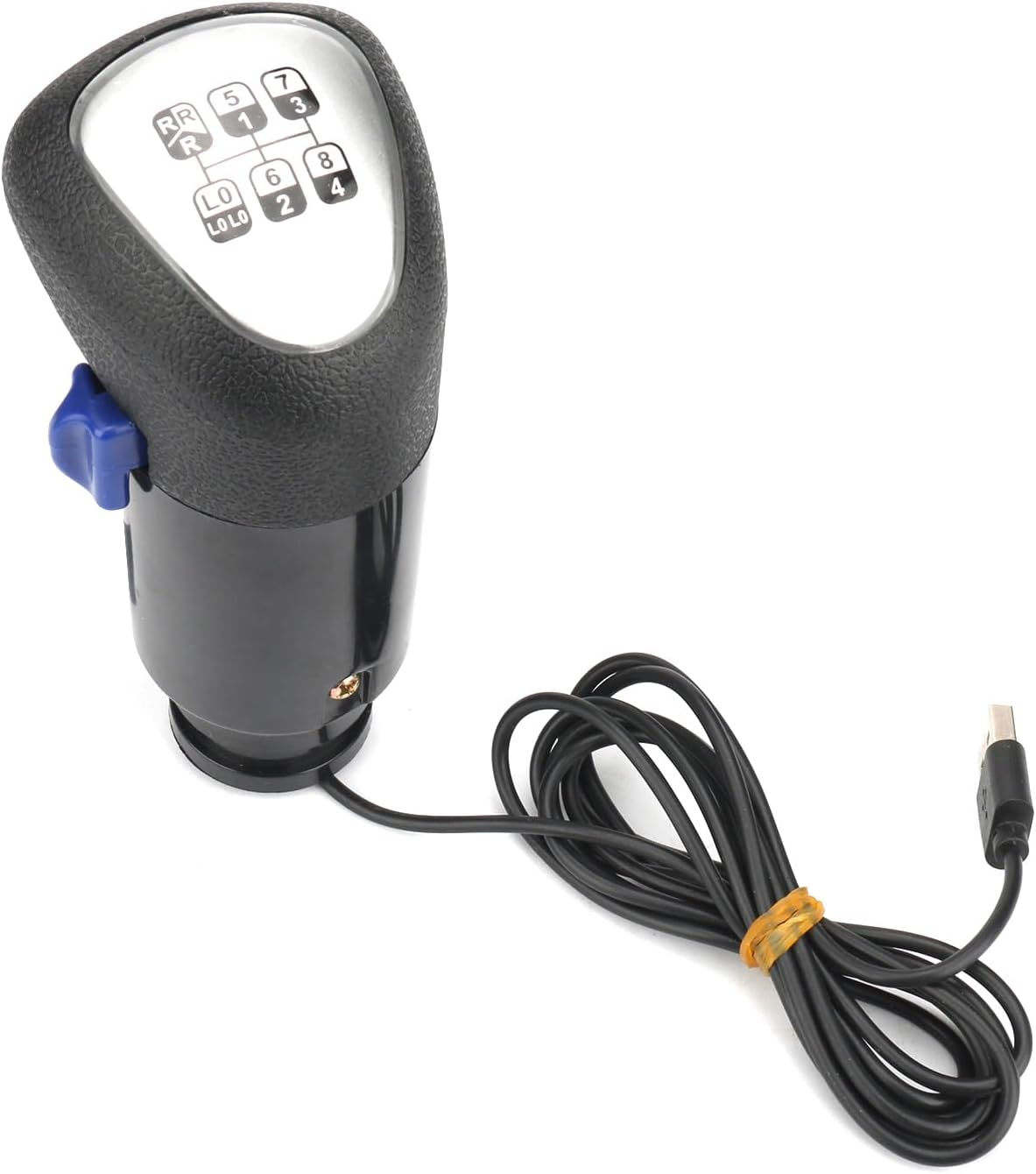 ZLYLVRC USB Gearshift Knob Compatible for Logitech G29 G27 for Thrustmaster TH8A TH8S USB Truck Simulator Shifter PC Racing Shifter image number 3