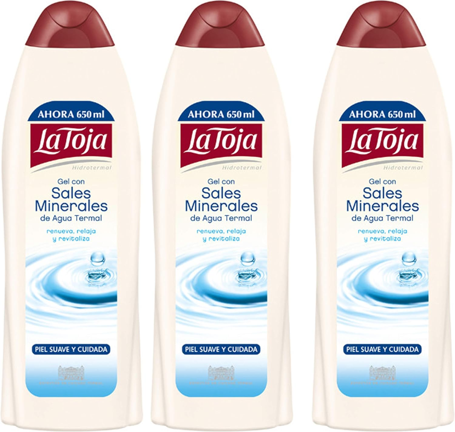 La Toja 3 Bottles of Shower Gel 23.3Oz./600 Ml image number 3