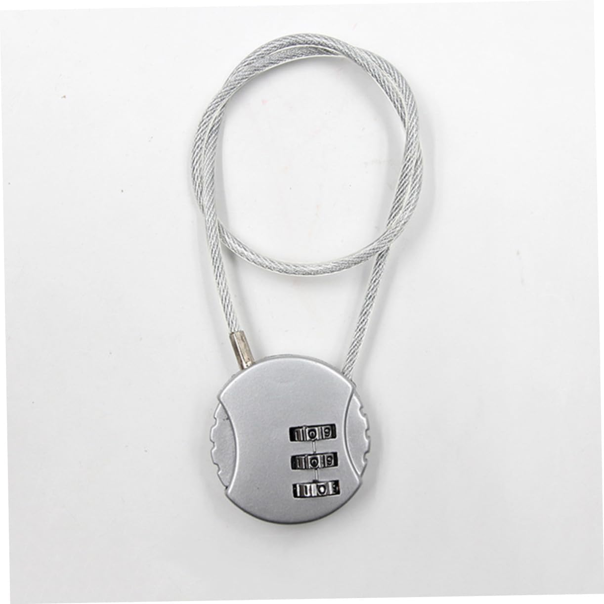 FIXOSHEE 2Pcs Steel Wire Dial Locks for Luggage and Backpacks Antitheft Password Suitcase Locks Multipurpose Outdoor Random Color Random Color image number 1