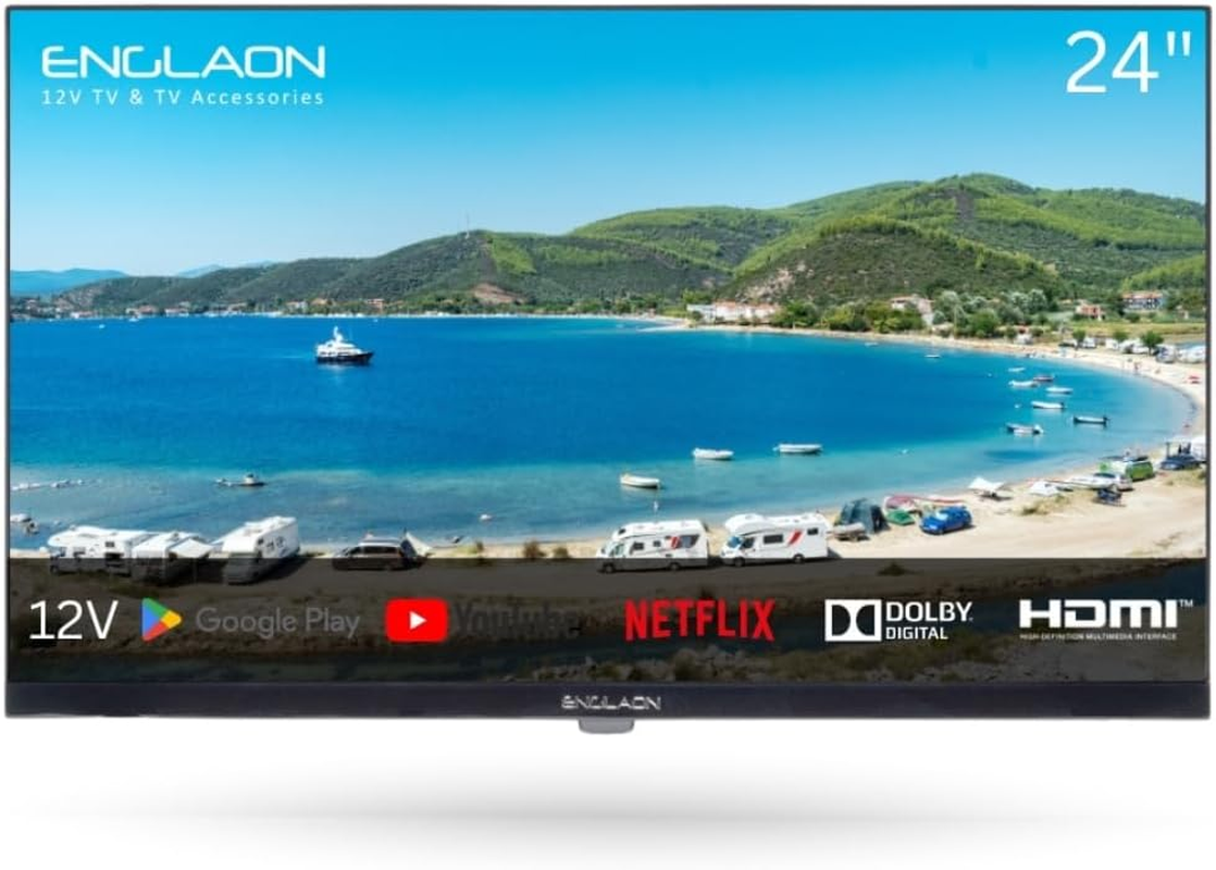 ENGLAON 24&rsquo;&rsquo; Full HD 12V Smart TV with Chromecast & Bluetooth image number 3
