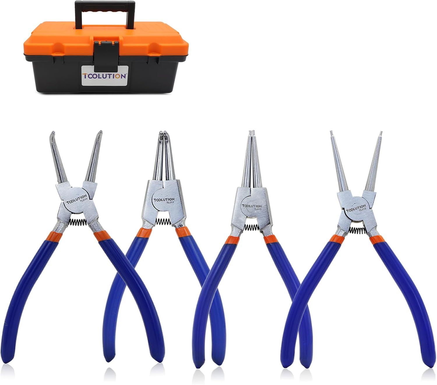 8 Inch Electrical Disconnect Pliers 2Pcs, Automotive Connector Pliers Set for Push Tab Style Plugs, Electrical Connector Removal Tool for Cars, Fuel Lines, Sensors