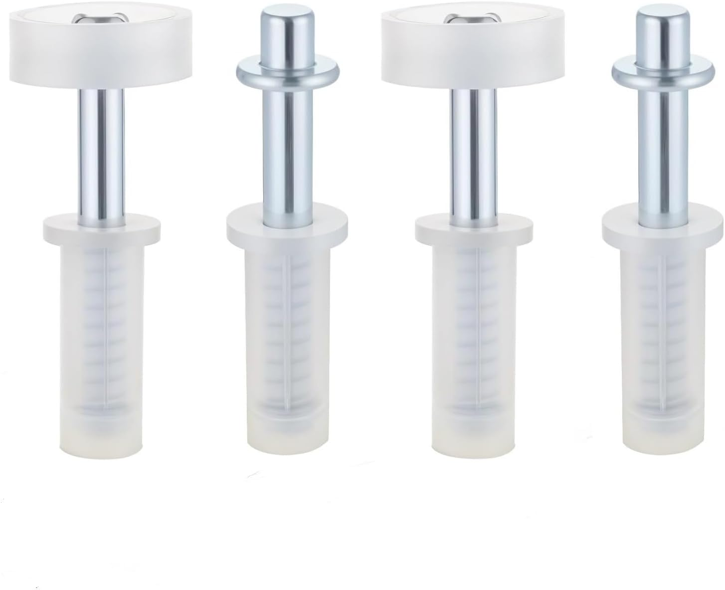 8 Pcs Bi-Fold Door Hardware Kit, Spring Loaded Top Roller Guide Wheel & Pivot, Bifold Closet Door Repair Kit for Folding Pocket Accordion Barn Doors