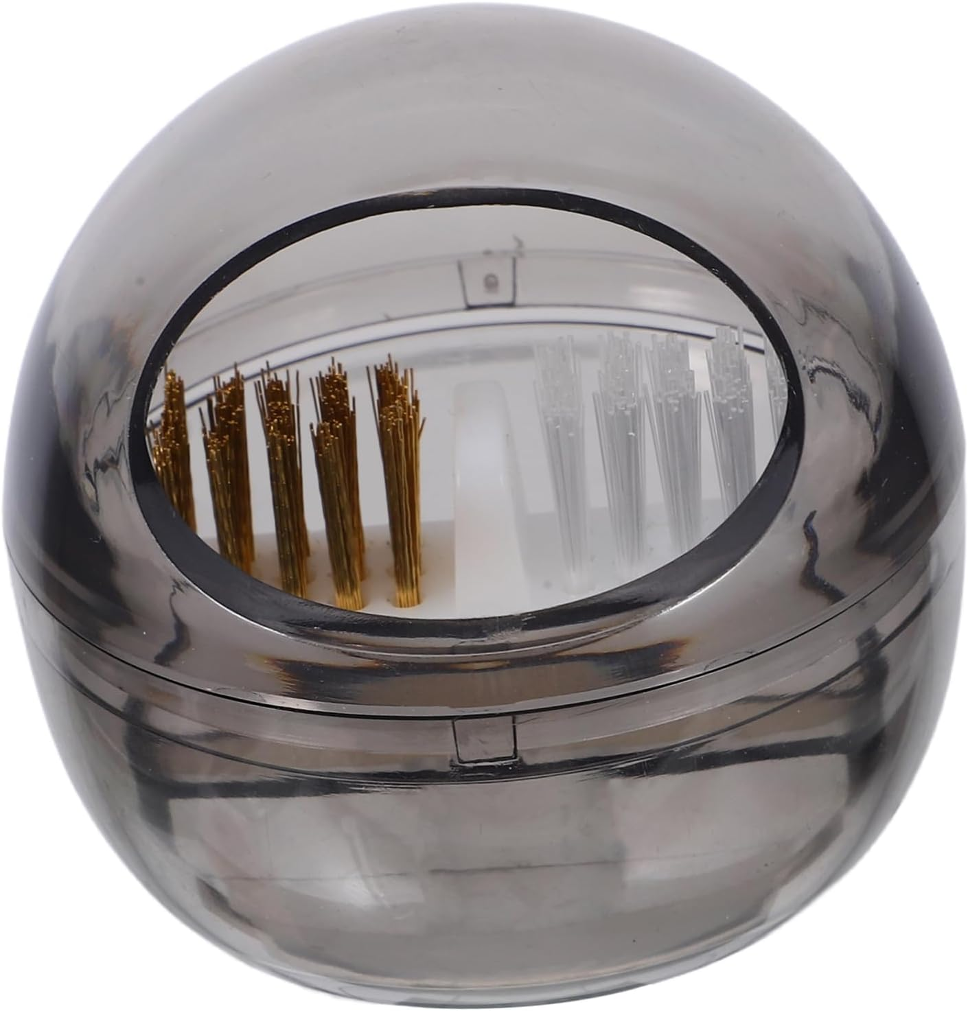 Beavorty Nail Drill Bit Cleaning Brush Box Dual Soft Hard Bristles Wire Brush for Nail Drill Bits Cleaning Tool for Salon Home Use Durable Accessory to Preserve Tool Longevity image number 2