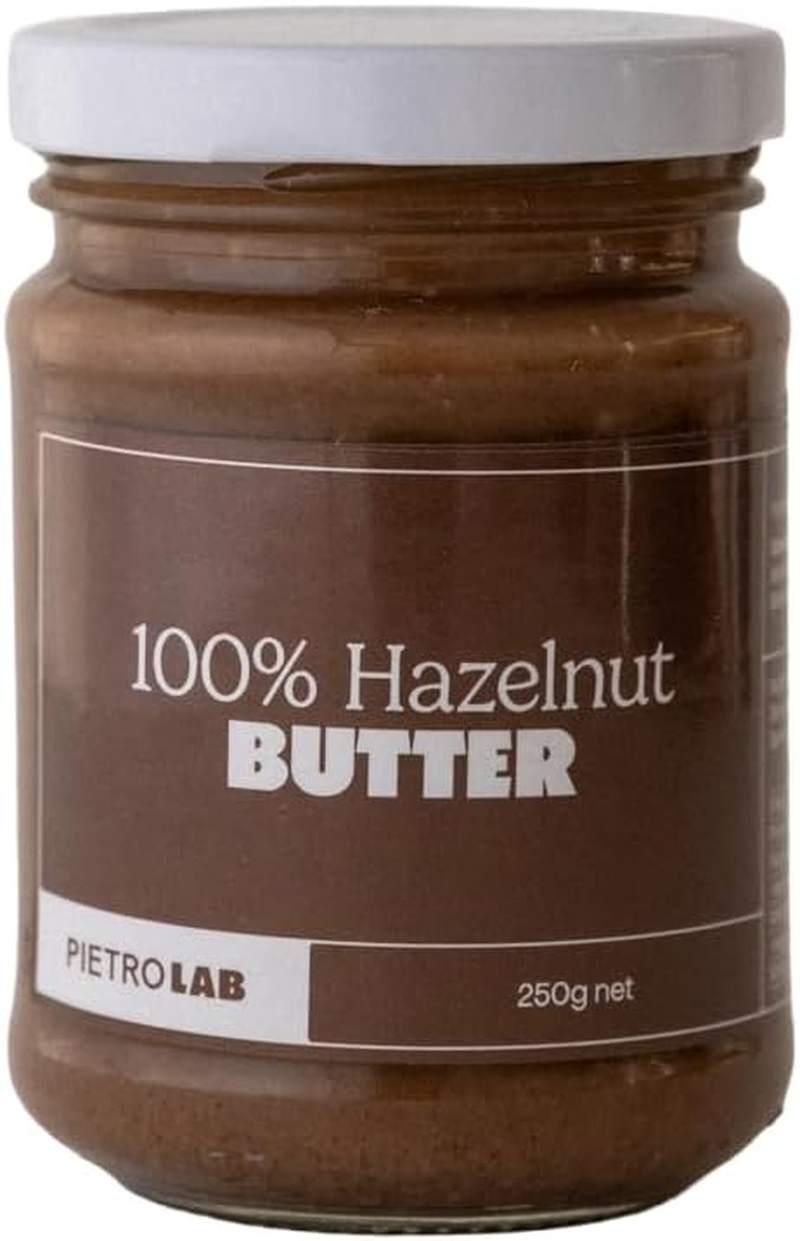 PIETRO Lab Hazelnut Butter 100% | Natural Nut Butter | No Additives or Fillers | 250G