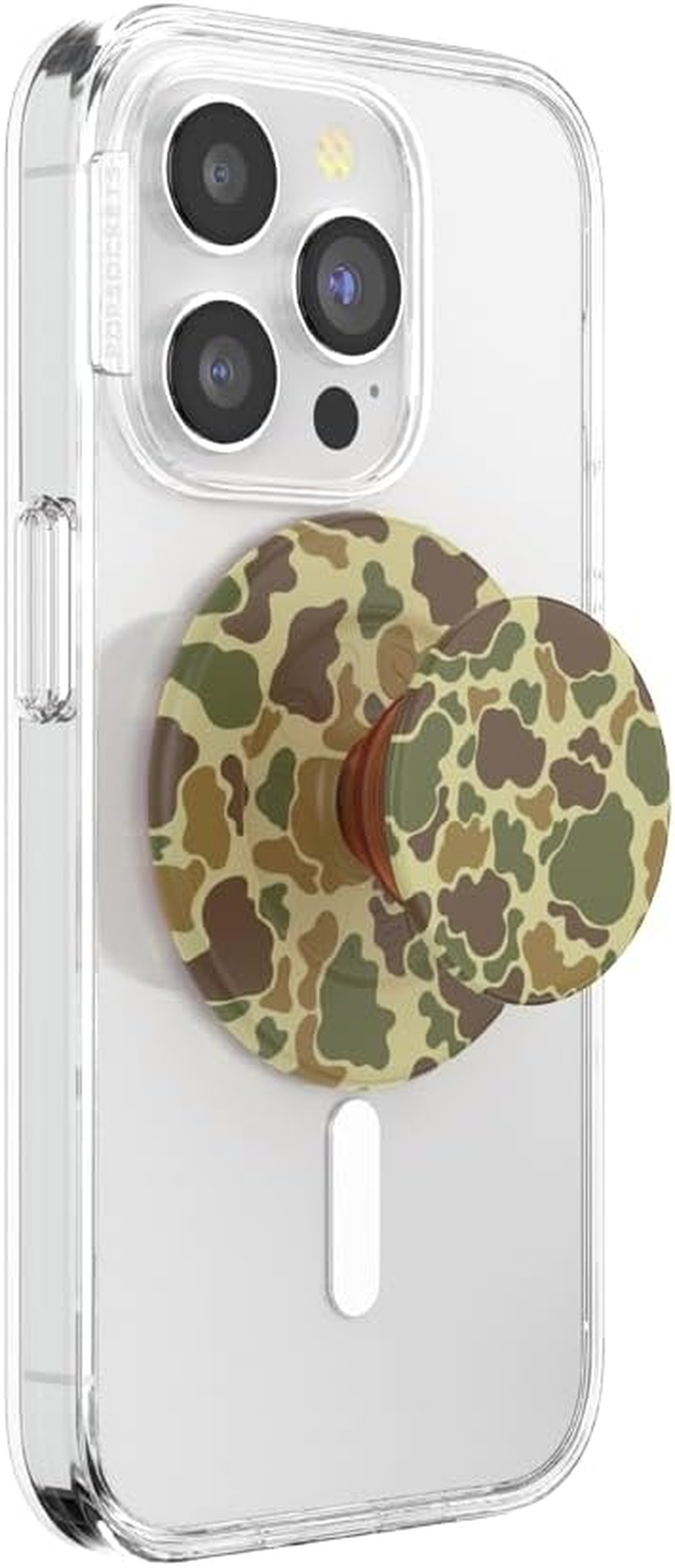 Popsockets Phone Grip with Expanding Kickstand, Adhesive Grip - Silver