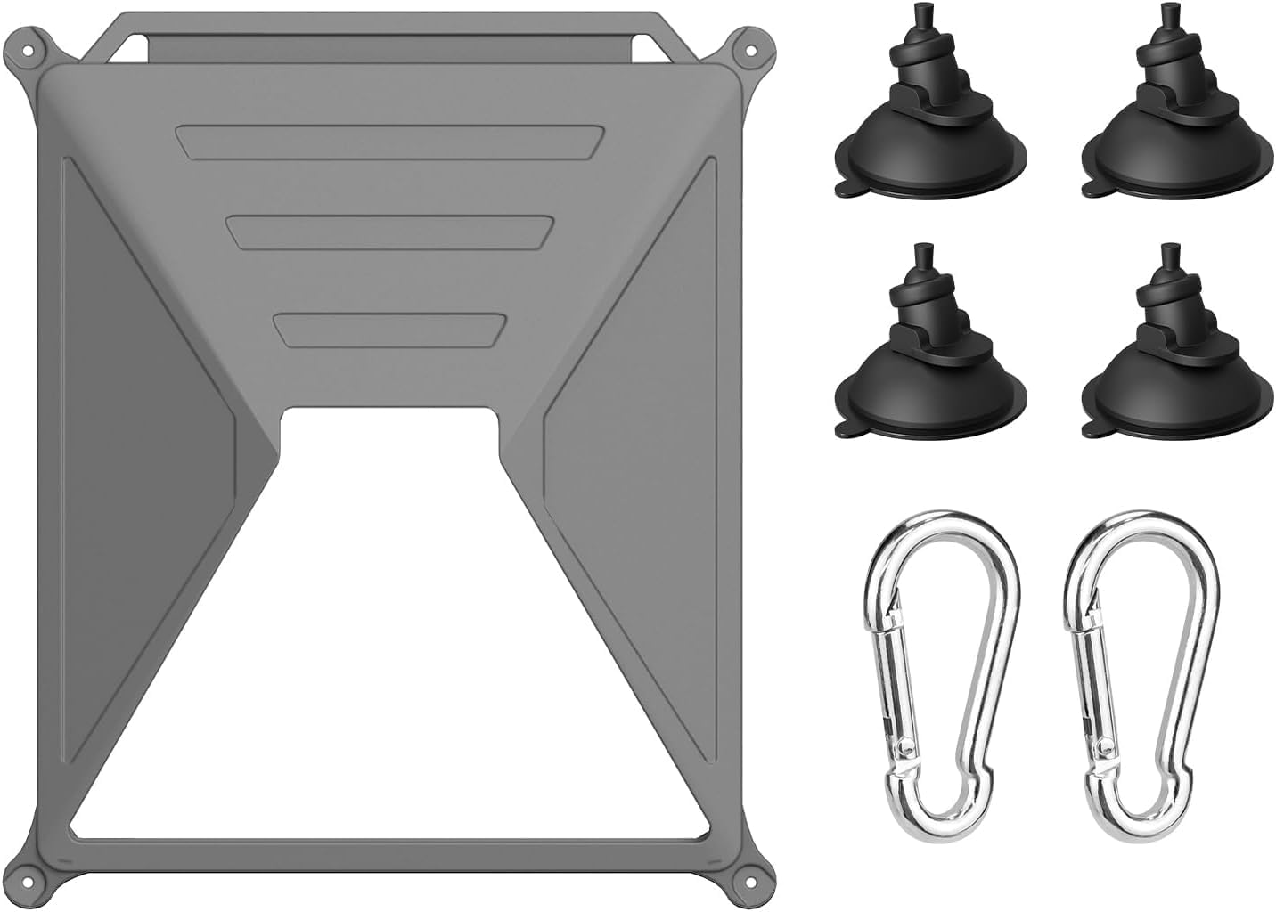 Starlink Mini Suction Cup Mount,Starlink Mini Car Mount Protect Silicone Case for 2-In-1 Roof Cover for Sunroof Window,Ensure Stable Satellite Signal for Cars, Rvs, Trucks, Boats and Road Trips(Black)