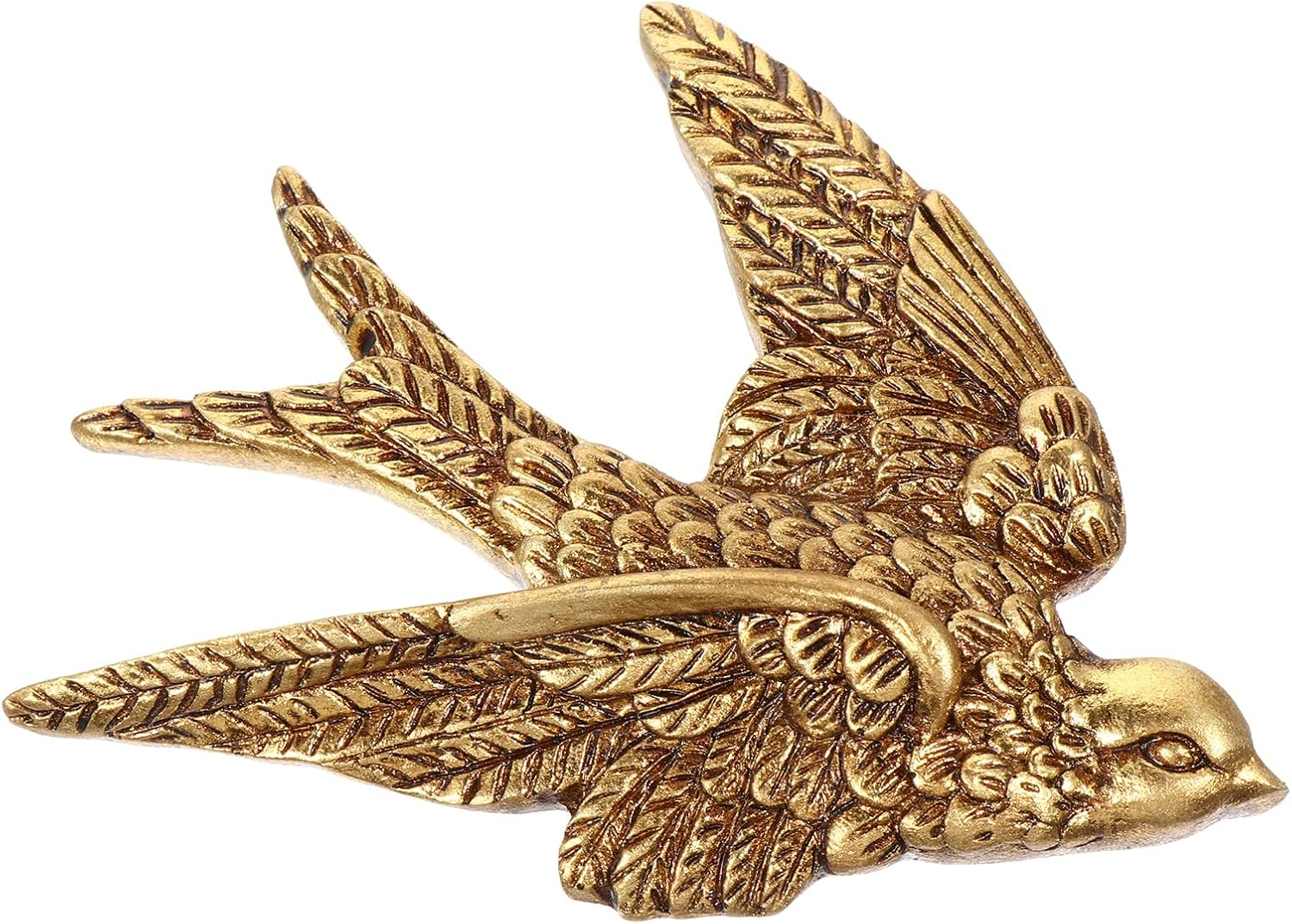 YARNOW Swallow Bird Wall Hanging Decor - Resin 3D Flying Bird Ornament for Living Room, Bedroom, Garden, and Home Decoration image number 2