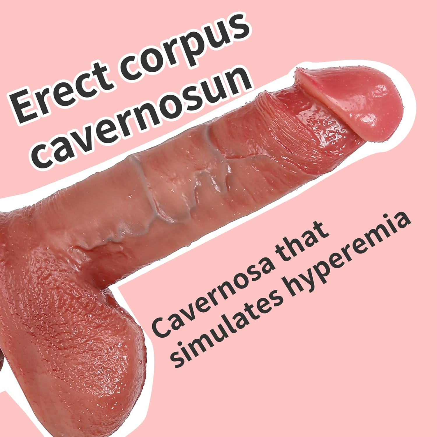 Anfei 7.87 Inch Realistic Dildo for Beginners Lifelike Silicone Dildo with Suction Cup for for Women and Couple image number 3