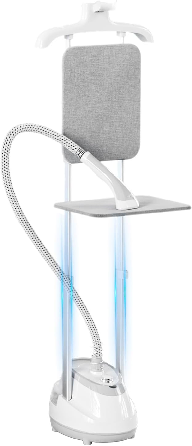 Shanghigh Stand Garment Steamer for Clothes - 1800W Steamers with Adjustable Double Rod, Flat and Hanging Ironing with 1.6L Water Tank, 30S Fast Heat-Up, Wrinkle Remover with 10 Iron Modes for Home image number 4