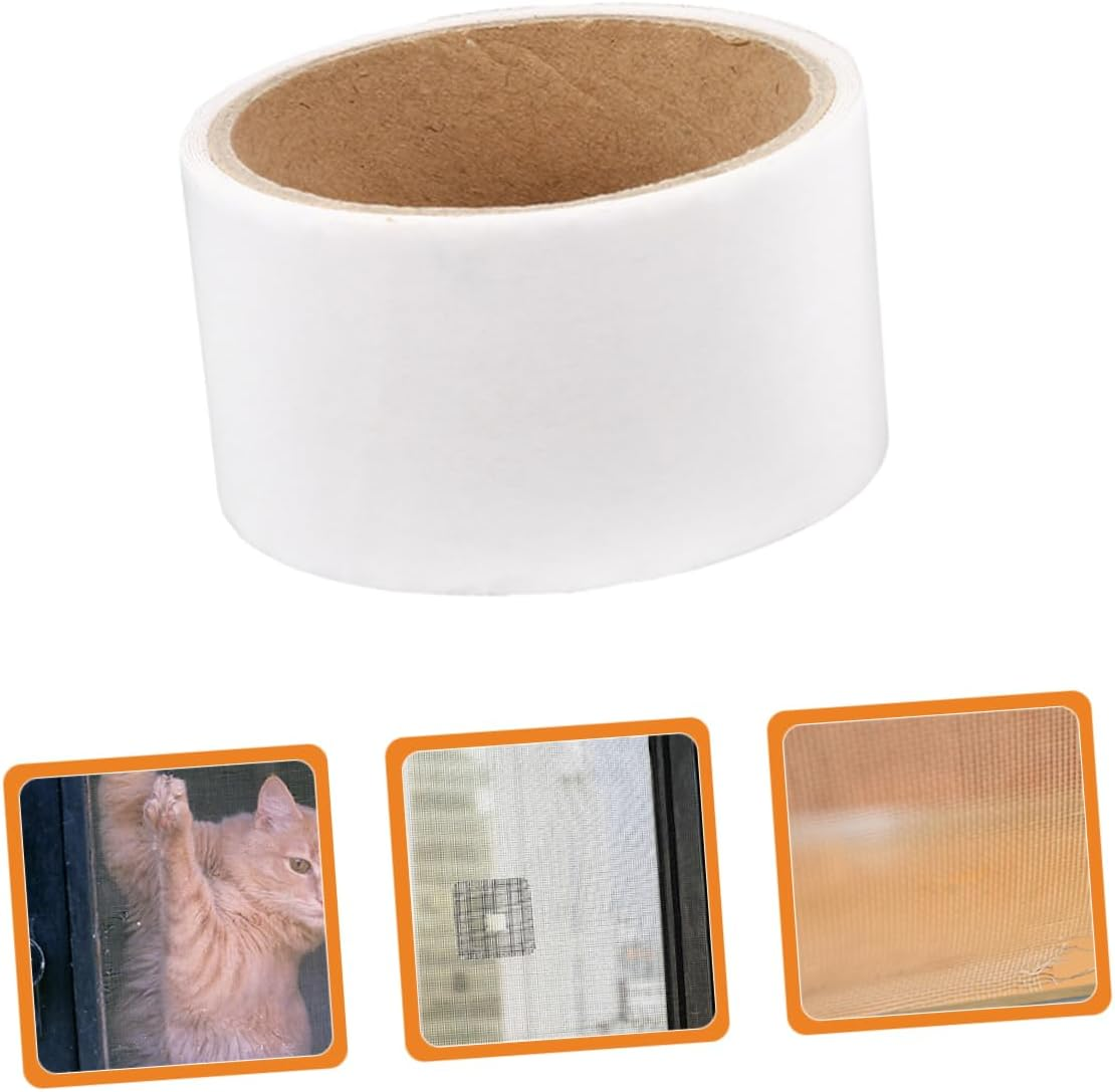 HOMSFOU Screen Tape Self-Adhesive Window Repairing Decal for Sliding Door Window Mesh Tape for Insect Screen image number 2