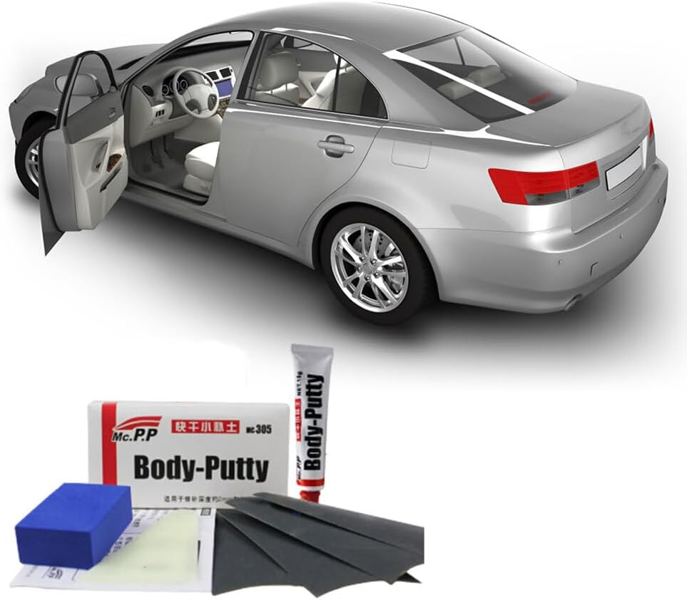 IOIUSKKU Efficient Car Paint Repair Paint Kits for Seamless Scratch Repair Easy to Plastic Car Body Putty Scratch Filler Kit image number 1