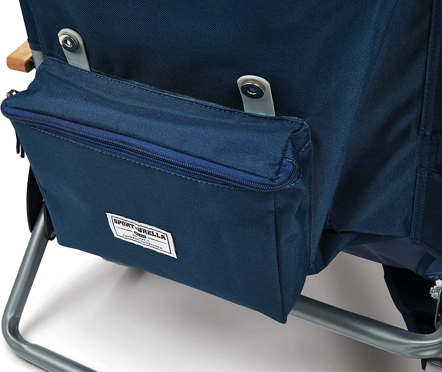 Versa-Brella UPF 50+ Personal Sun Shade - Portable Umbrella for Sports & Outdoors - Secure Clamp, 360-Degree Swivel Adjustable Position for Maximum Sun Protection - Compact with Carry Case