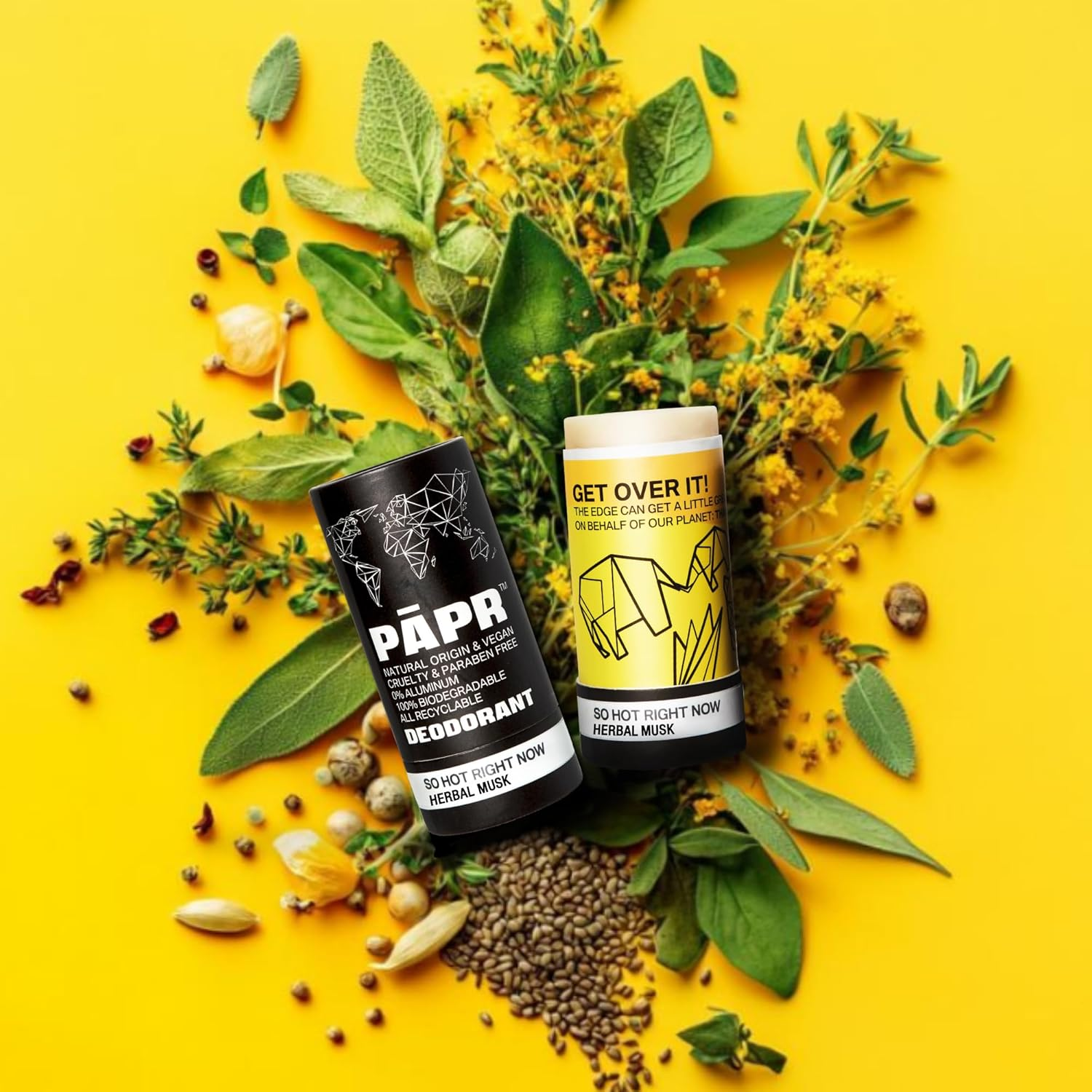 So Hot Right Now All Natural Deodorant in Biodegradable Zero Waste Paper Packaging image number 4