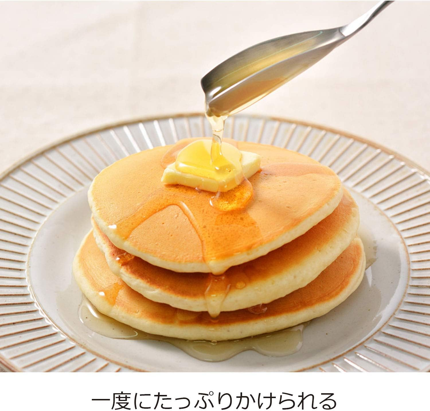 Oaks Reye LS1523 Walnut and Honey Spoon, Stainless Steel, Made in Japan image number 3