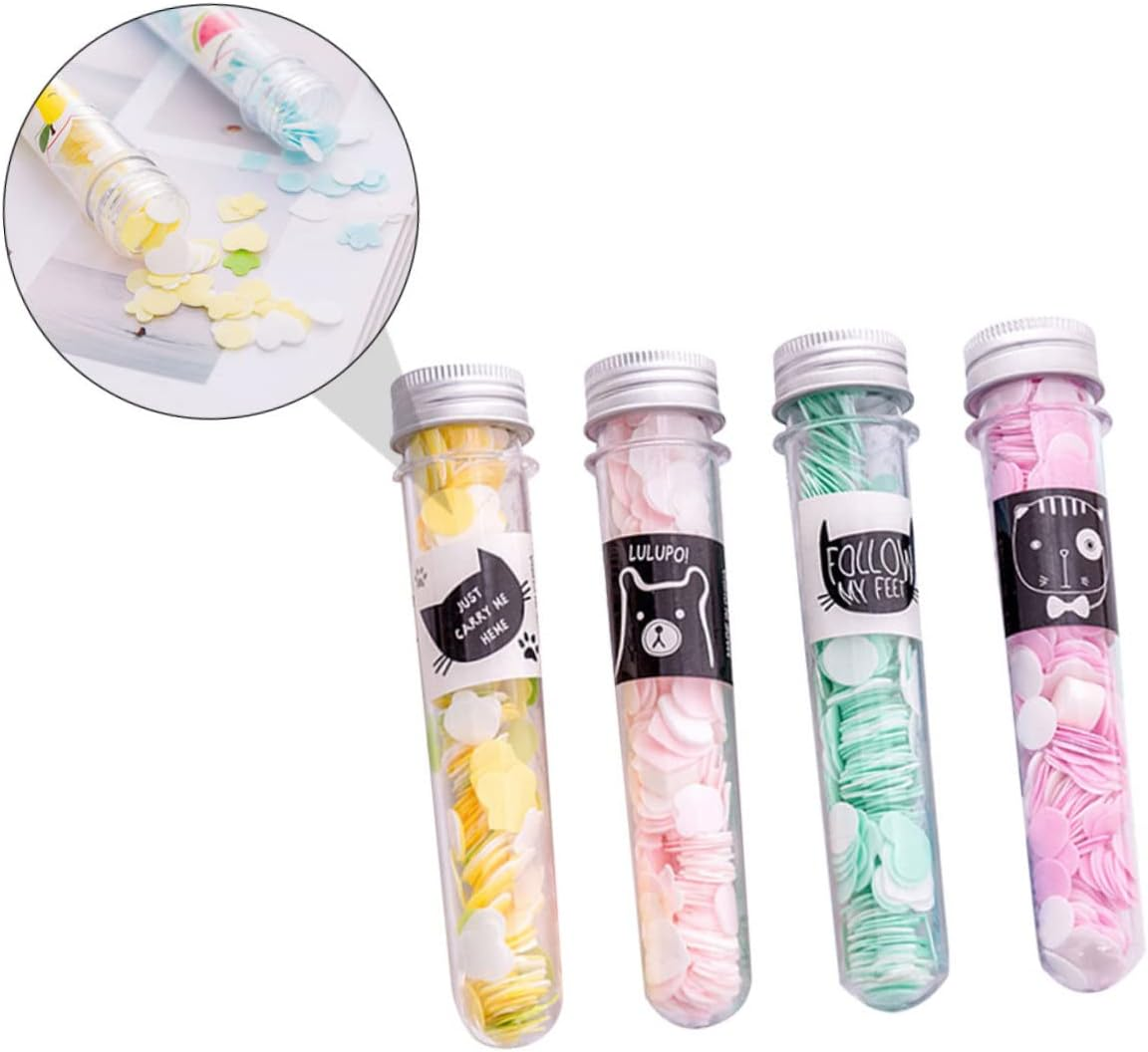 Anneome 4Pcs Soap Paper Slices Travel Toiletries Scented Foaming Soap Portable Body Washing Disposable Petals for Camping Hiking image number 5