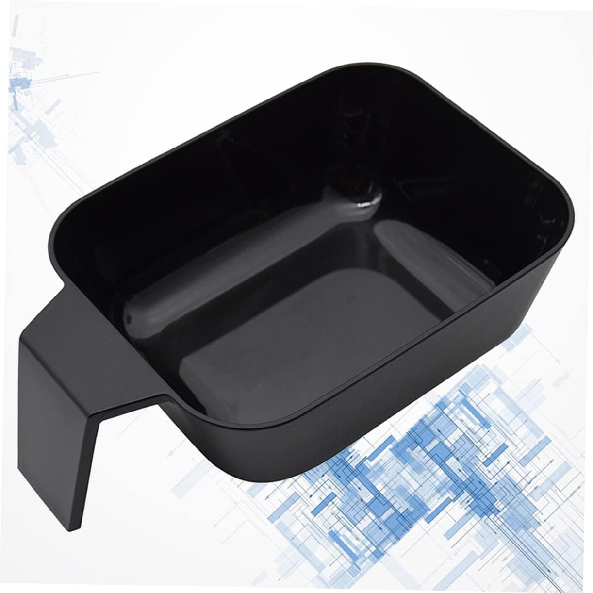 FOMIYES Hair Dye Bowl with Handle Plastic Tinting Bowl for Hair Color Mixing for Home and Salon Use Easy to Clean and Reusable Black image number 3