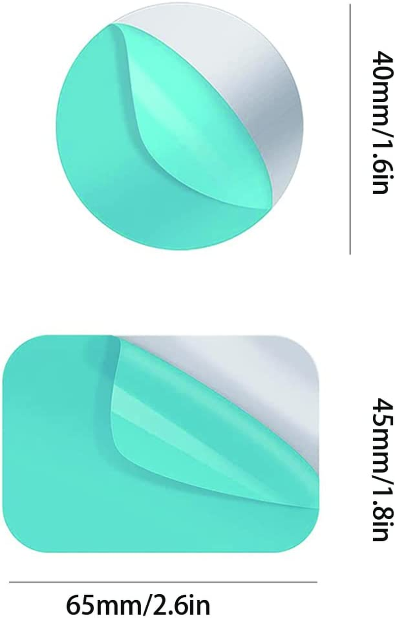 FRAINBOWZ 8PCS Magnetic Phone Holder Metal Plate for Car Mount Sticky Stickers Suitable for All Smartphones (Black and Silver) image number 5