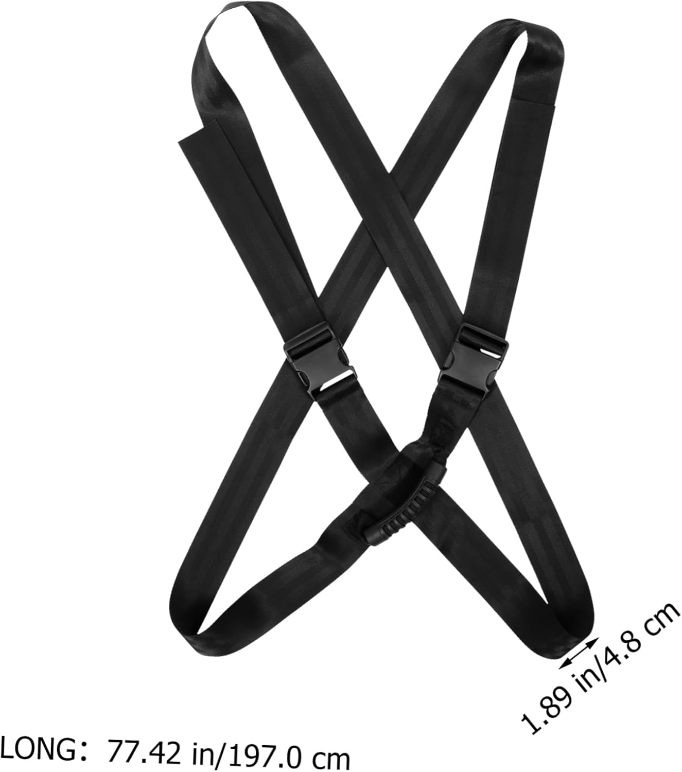 MOBUTOFU Adjustable Luggage Straps for Suitcases Bag Strap Pad Safety Buckle Carrying for Luggage image number 3