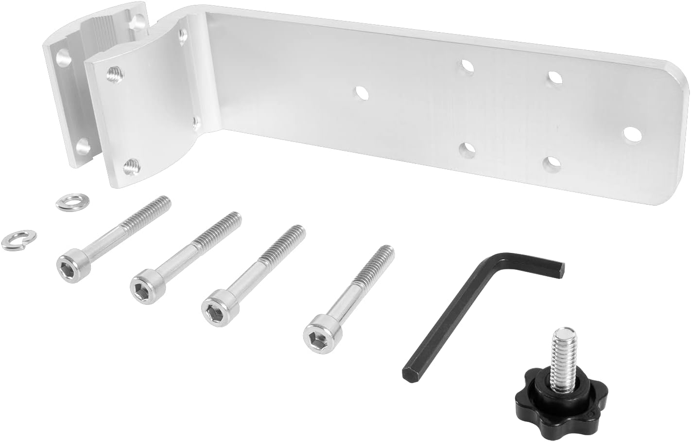 58182 Inboard/Outboard Boat Rail Grill Mount Stow N' Go Grill Rail Mount Kit for Kuma Grill for 7/8" - 1-1/4" round Horizontal Railings or on 1-1/4" Square Railings image number 1