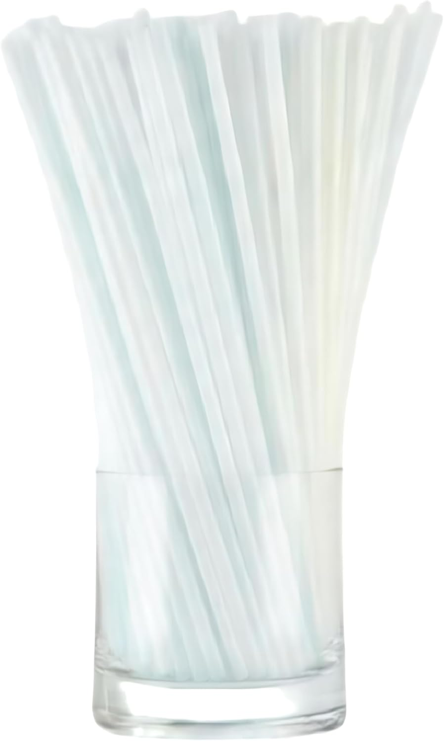 Reusable Drinking Straws, 21Cm Long, 150 Pack, Multicoloured, for Various Beverages (White-150Count) image number 6