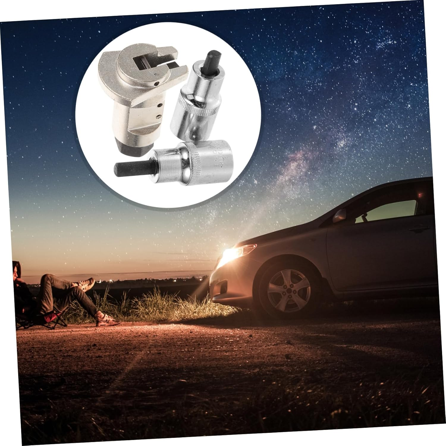 Angoily 3Pcs Suspension Separator and Spreader Tool Set, Car Shock Absorber Strut Remover for Automotive Steering and Suspension System Maintenance Random Color image number 3