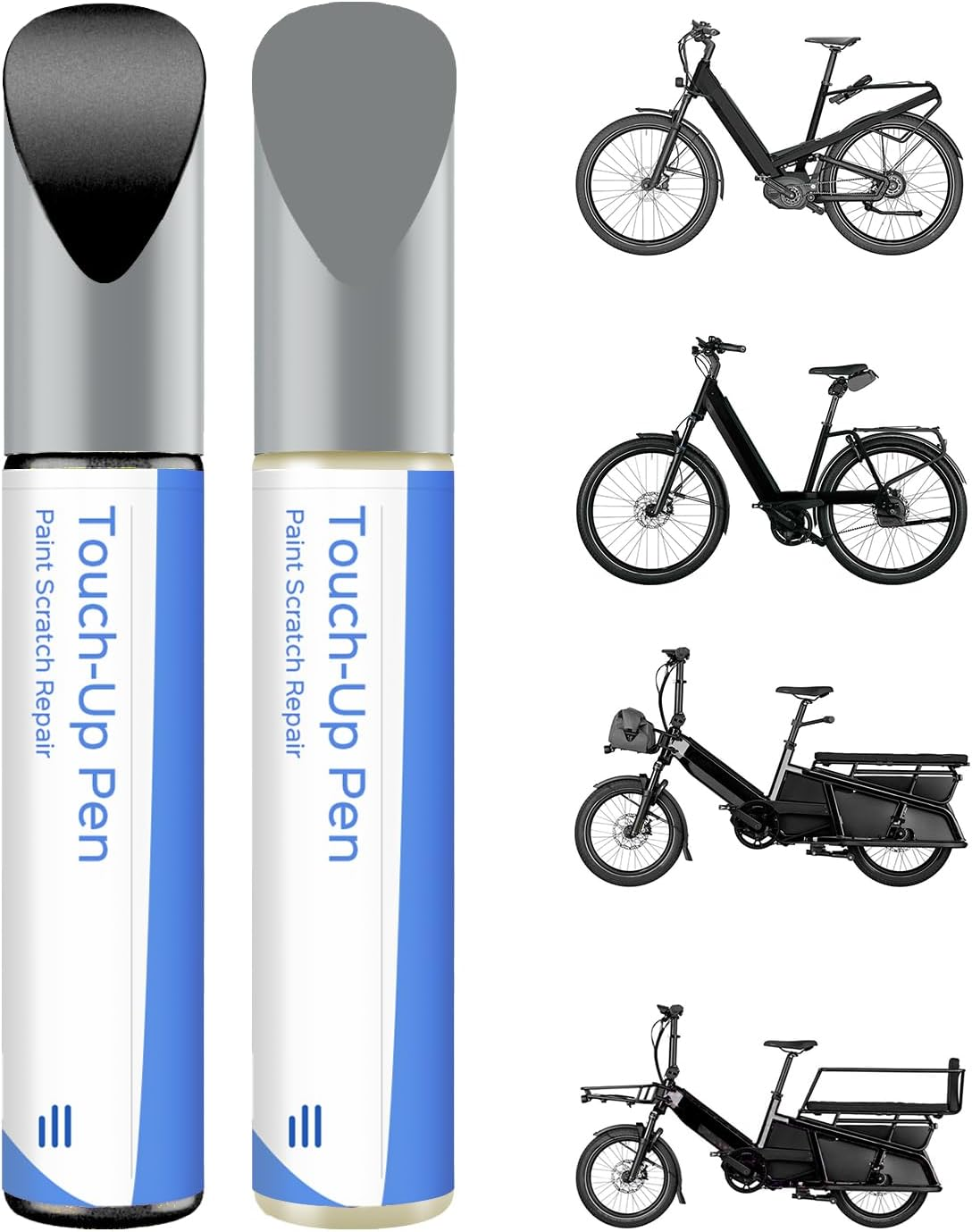 White Bicycle Paint - Touch up Paint for Riese & M&uuml;ller, Use Paint Pen for Metal and Plastic - High Coverage Bicycle Paint