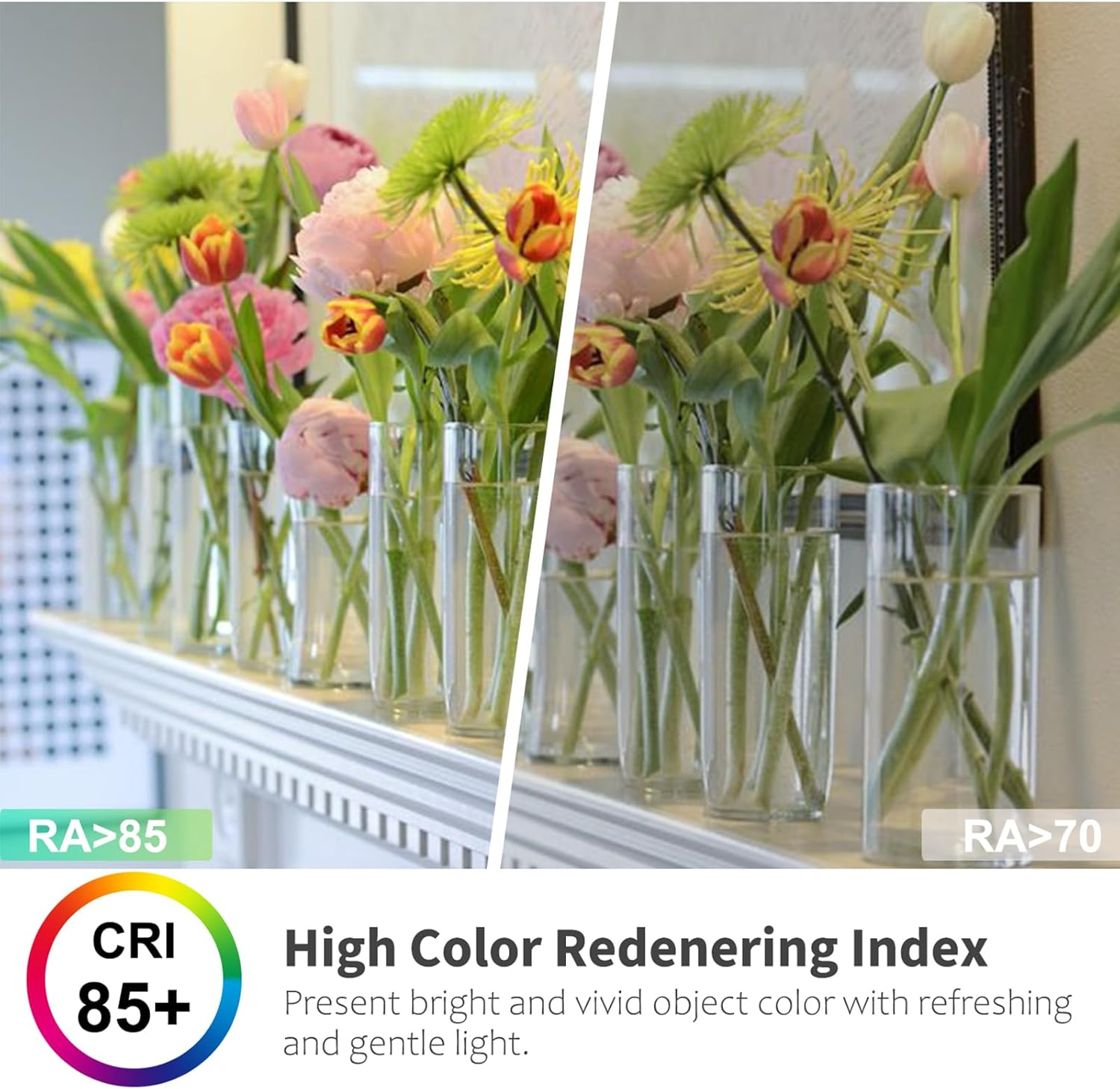 Cinsenten Gu10 LED Bulbs, Warm White/Neutral White/Cool White, Dimmable, Energy Saving Lamps, Equivalent to 50W 60W Halogen Bulbs, 120&deg; Beam Angle, 230V (3CCT Dimbars, Pack of 2) image number 1