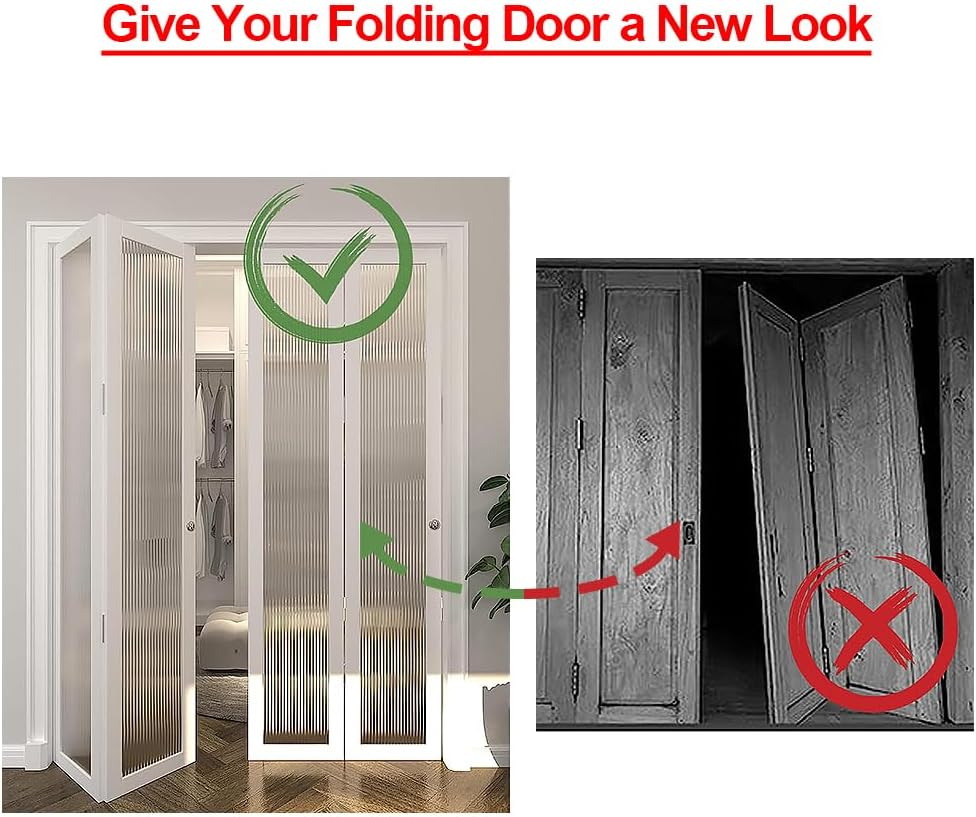 Universal Bifold Door Hardware Repair Kit - Includes Top/Bottom Brackets, Pivots & Guide Wheel for Closet, Barn, Pocket & Accordion Doors (2) image number 5