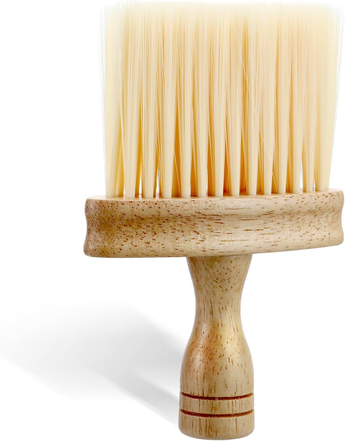 Barber Brush Neck Duster Hair Cutting Brush Hair Neck Cleaning Brush Wooden Handle Wooden Neck Brush Professional Hairdressing Cleaner Soft Household for Barbershop Salon Home image number 3