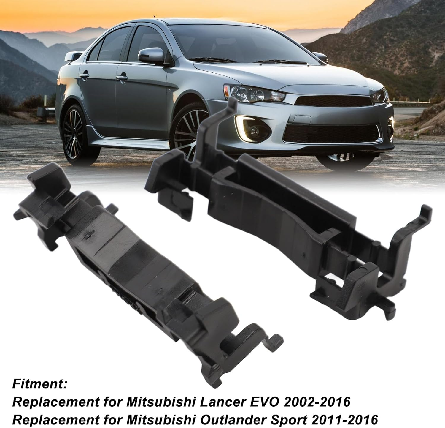 10Pcs Roof Moulding Drip Rail Clip for Lancer EVO 2002-2016 for Outlander Sport 2011-2016, MN142343 image number 1