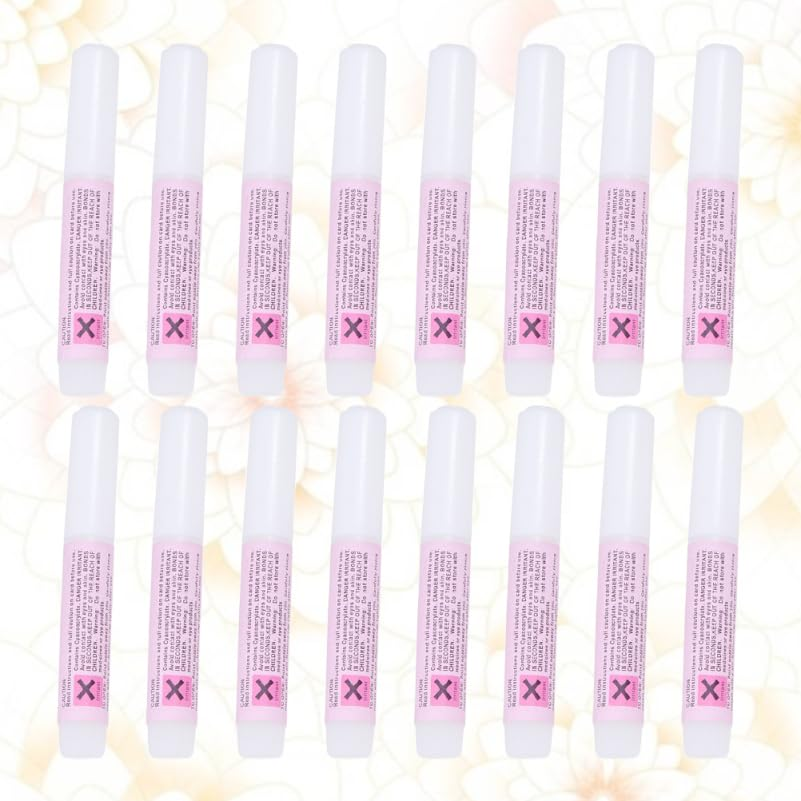 Biudeco 50Pcs Mini Nail Glue 2G Strong Adhesion Nail Bond Glue for Press on Art Tips Manicure Salon Home Use image number 2