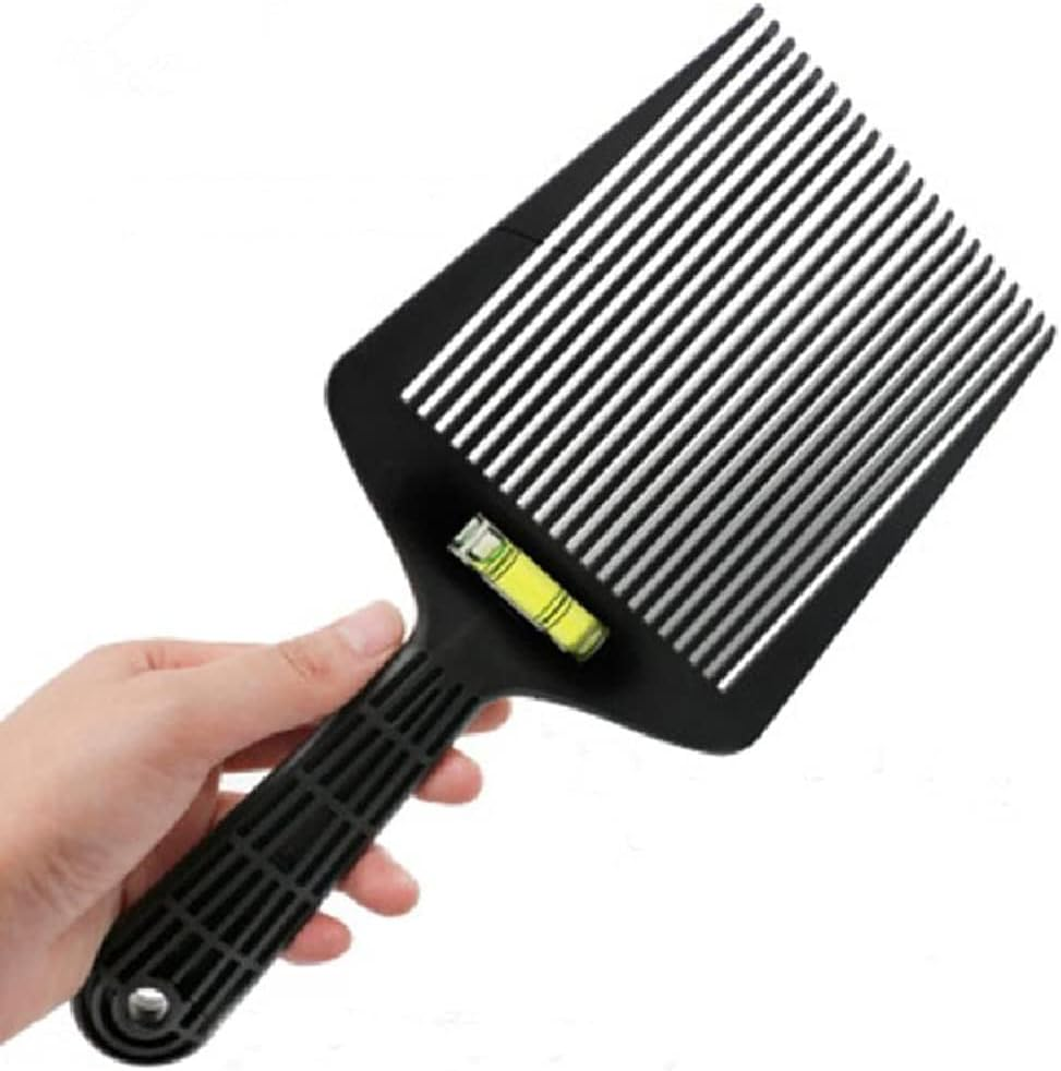 Eforlike Barber Flat Top Comb with Level Bang Liquid Oil Hair Cutting Angle Adjustment Large Teeth Comb Styling Tool (Black) image number 4